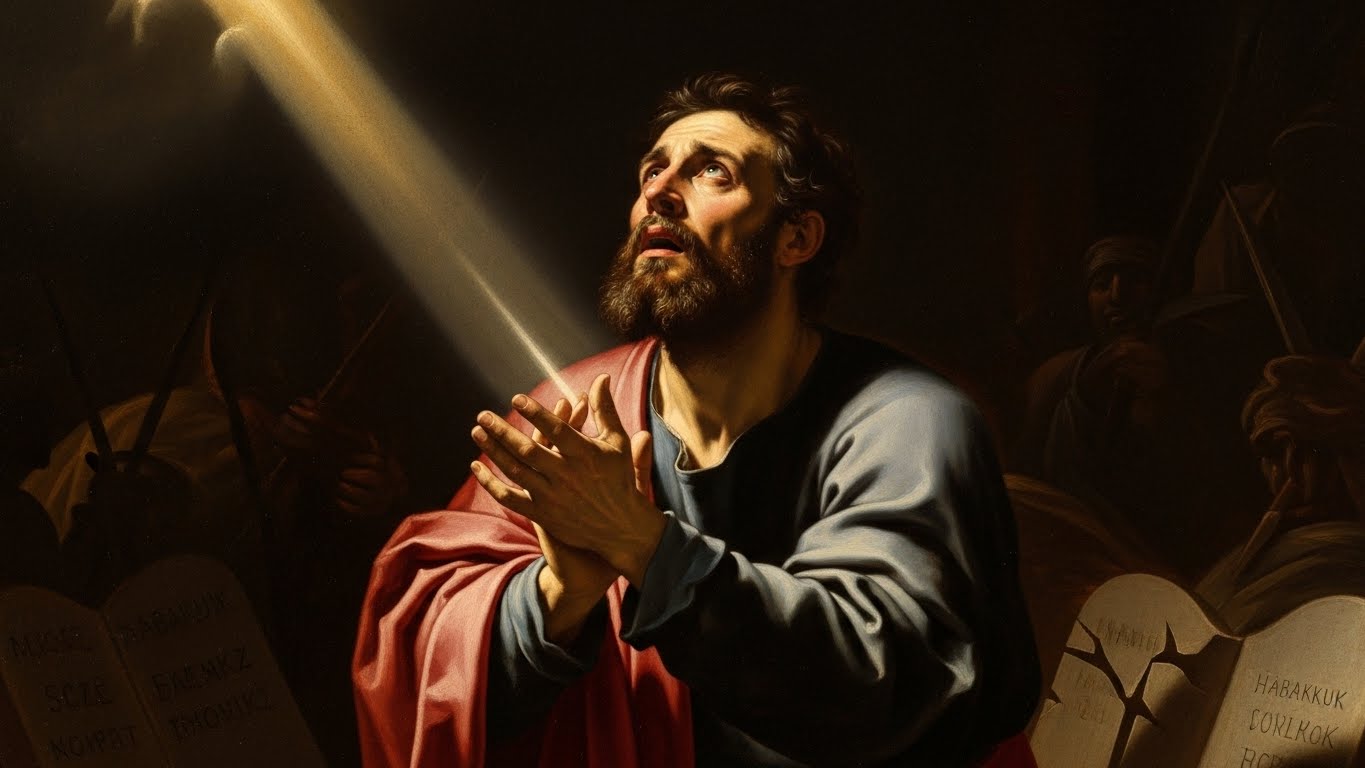 El profeta Habacuc eleva un intenso lamento a Dios, cuestionando la violencia y la injusticia que asolan su tierra.